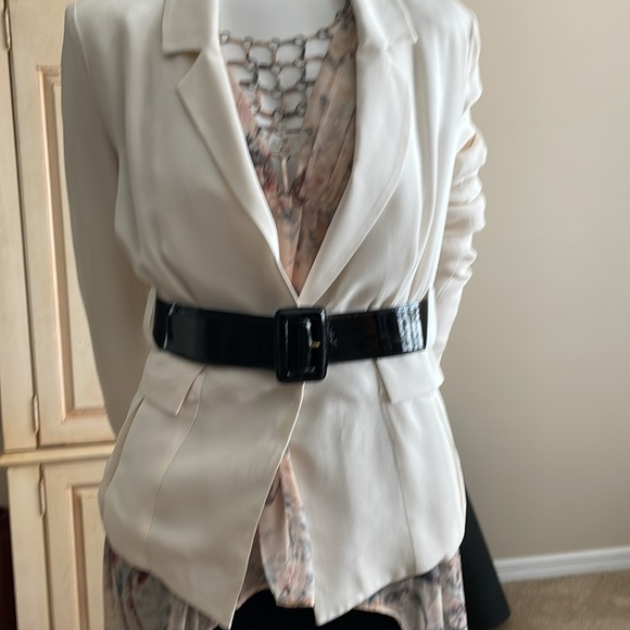 MADISON MARCUS SIZE SMALL IVORY SILK JACKET SIZE SM - Picture 9 of 12